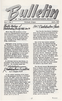 Bulletin of the ARS